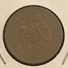 German States Saxony 2 Pfennig KM 1217 XF 1869 B