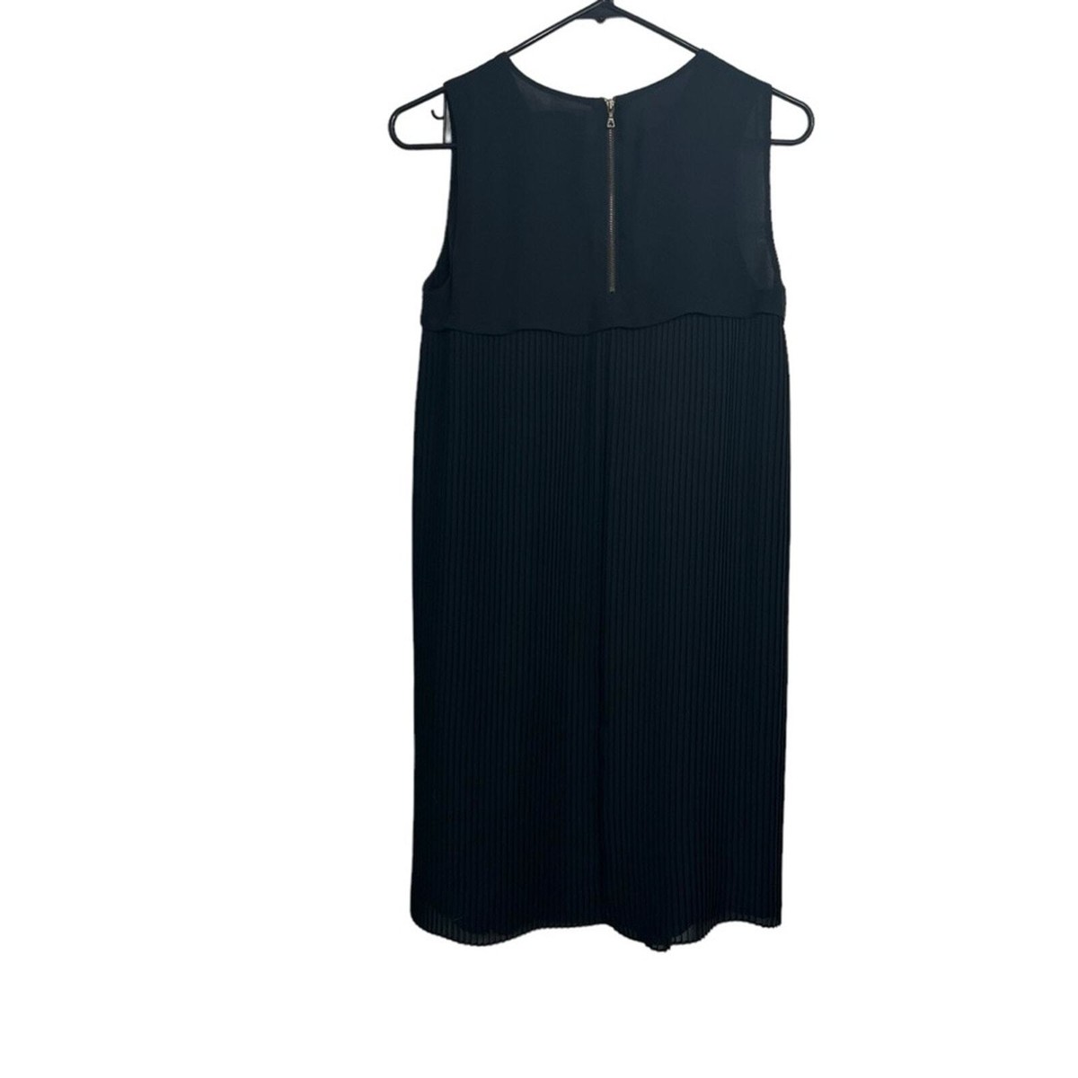 NWT LOFT BLACK PLEATED TUNIC DRESS LACE TRIM OFFICEWEAR MINIMALIST LBD PREPPY 4 NWT LOFT BLACK PLEATED TUNIC DRESS LACE TRIM OFFICEWEAR MINIMALIST LBD PREPPY 4