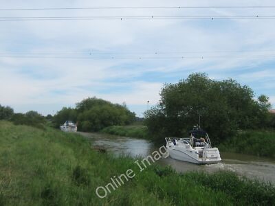 Photo 12x8 Boats on the River Stour Sandwich As seen from the riverside pa c2011