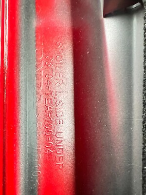 #ad 20 21 Honda Civic L. Side Underbody Spoiler Red Honda Part No: 08F04 TEA 181 $329.99