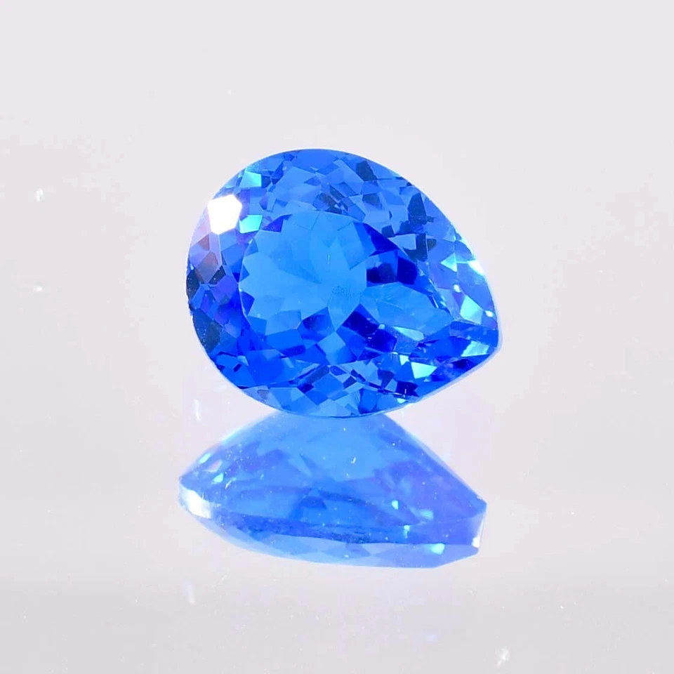 HUGE 13.05 Ct Natural Rare Lustrous Blue Tanzanite GIT Certified Loose Gemstone - Image 3 of 4
