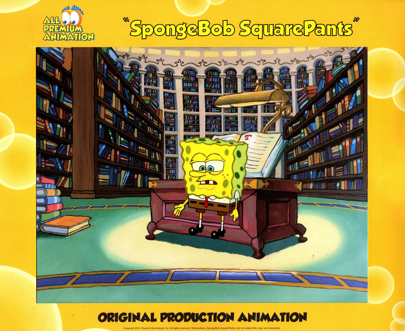 FABULOUS ! SPONGEBOB ProdN cel from "SLEEPY TIME ! #10693 | eBay