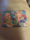 JANE FONDA & TED TURNER, EXTREMELY RARE 1993 "CARDTOONS" CARD, COOL !