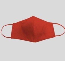 Adult Cloth Face Mask Red Lot of 10