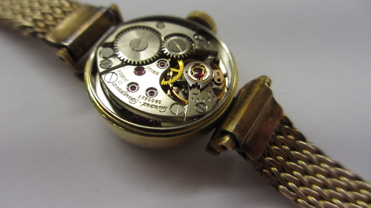 Vintage Girard Perregaux Watch Women 10K Gold Filled Manual Winf