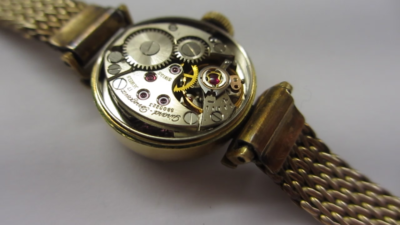 Girard Perregaux ladies Watch 10K Gold Filled mechanical Manual winding. Girard Perregaux Gyromatic Ladies Watch: 10K Gold Filled  main image 2