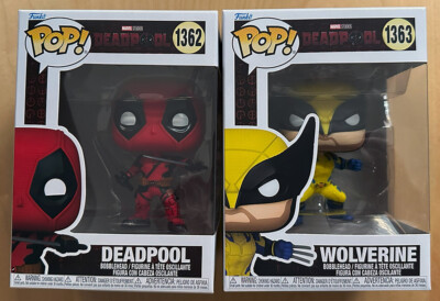 Figurine Pop Deadpool & Wolverine [Marvel] #1400 pas cher : Deadpool avec Headpool