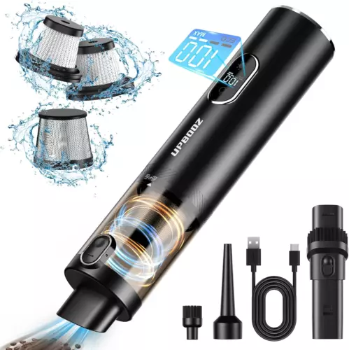 Handheld Vacuum Cordless,  Portable Car Vacuum, 14000PA Powerful Suction Vacuum 