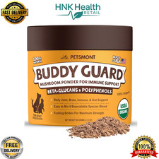 Petsmont Buddy Guard   8 Mushroom Powder Blend for Dogs  Cats - 2.12 oz