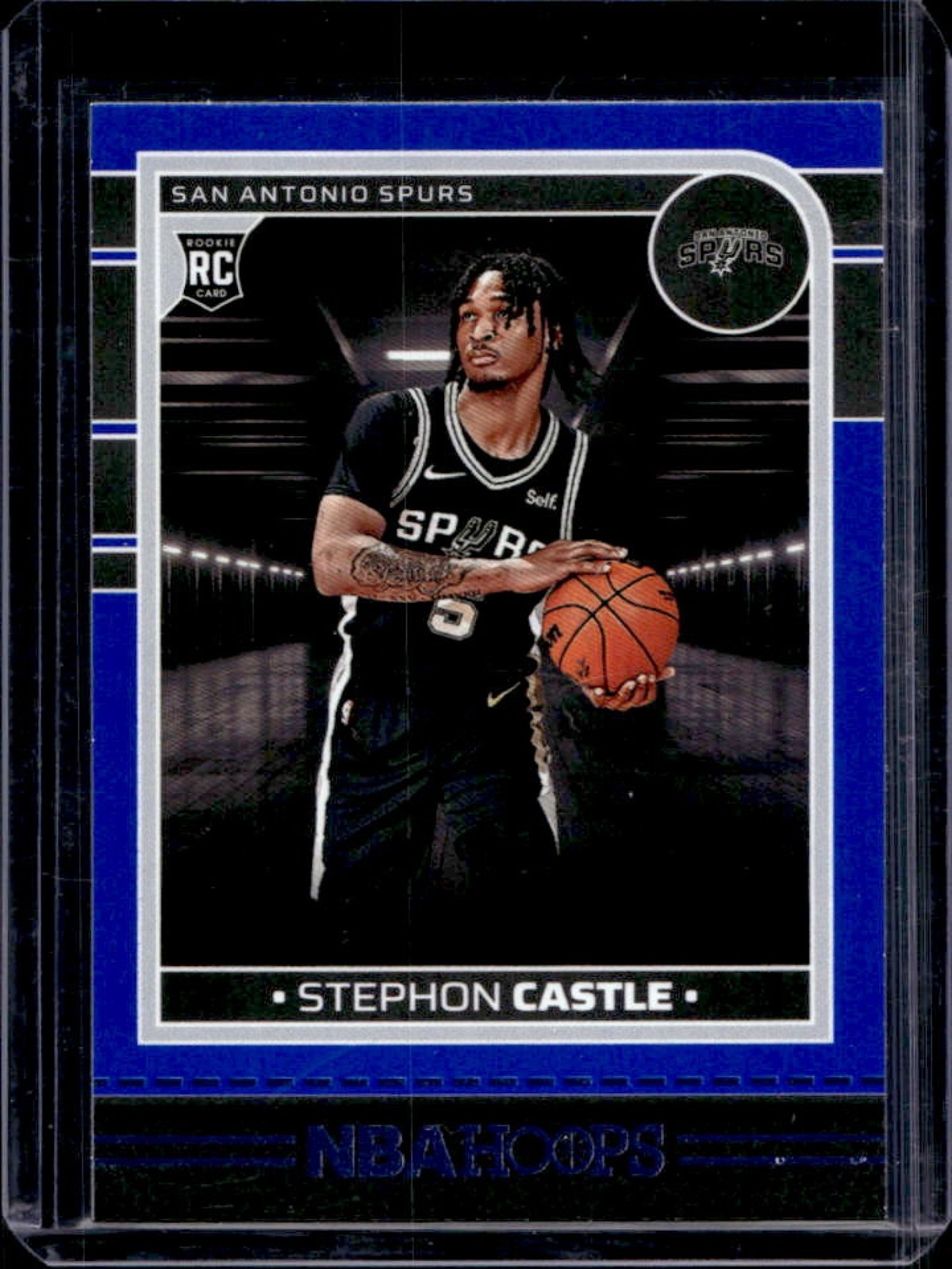 2024-25 Panini Hoops Stephon Castle RC Blue Rookie #234 Spurs