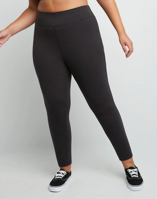 Just My Size Stretch Cotton Jersey Leggings Pants Womens Plus Size Classic 1X-5X