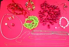 Costume Art Jewelry 12 Pcs Chains Beads Pendant Vintage Modern Unsigned LOT 2