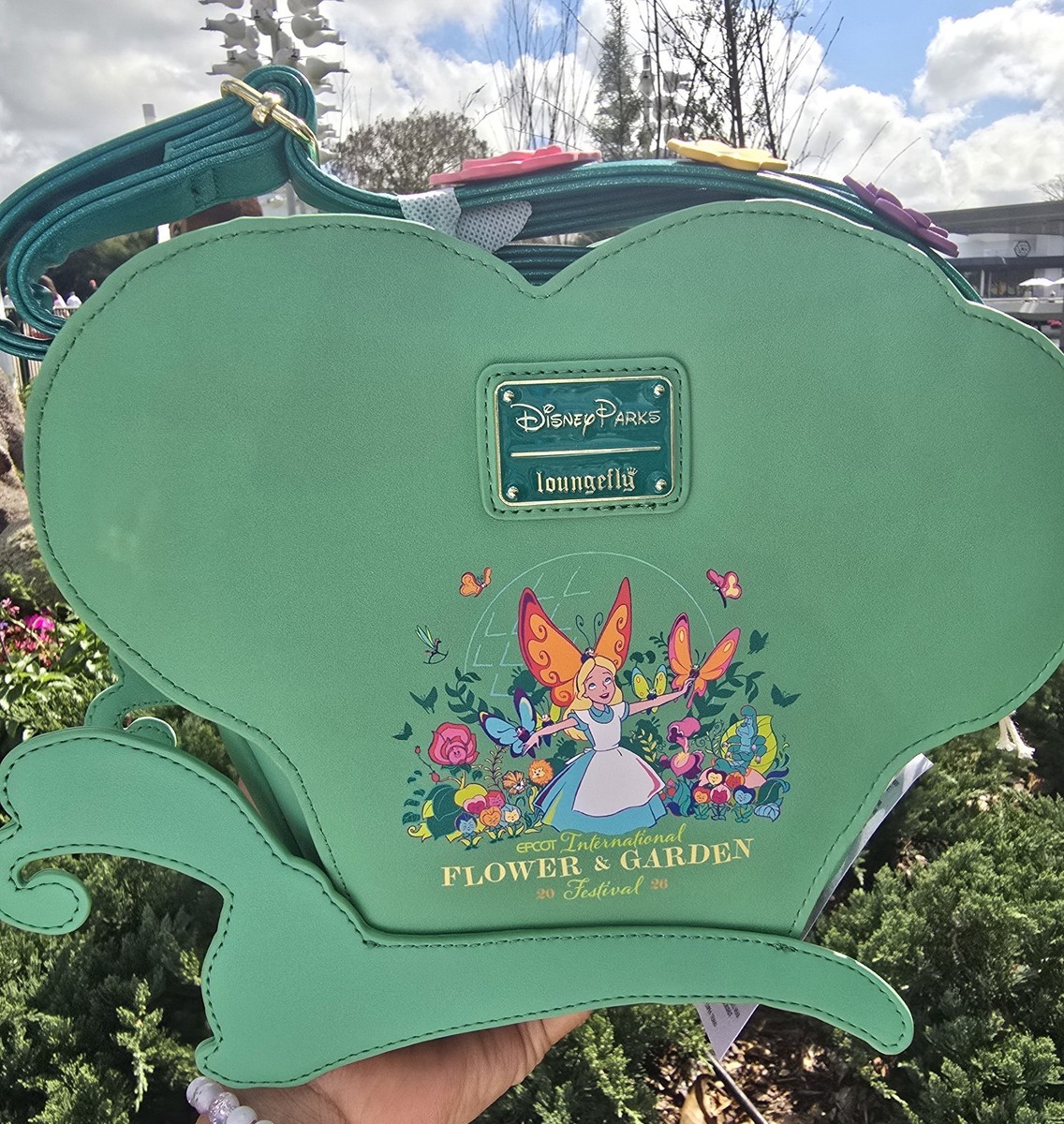 EPCOT loungeflyフラワー＆ガーデンフェスティバル2026 バッグ 2026 Disney Parks Epcot Flower Garden Festival Alice In Wonderland
