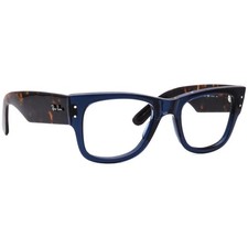 Ray-Ban Eyeglasses RB 0840V Mega Wayfarer 8296 Clear Dark Blue Square 51 21 145