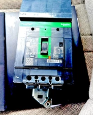 Square D BJA36045 3 Pole 45 Amp 600 Vac I-Line Circuit Breaker