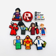 Roblok Gaming Charms passt Crocs 10er SET Schuh Clog Charms echter UK-Verk&auml;ufer