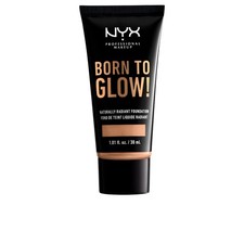NYX Born To Glow Naturally Radiant Foundation Medium Liquid 1.01 Oz