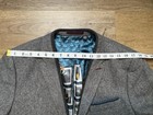 Ted Baker London Gray Wool Herringbone Blazer Suit Jacket Mens 5 42 R — photo 5