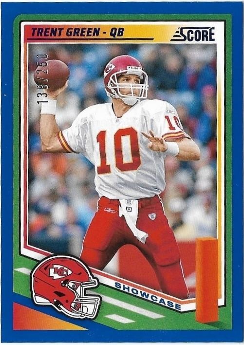 TRENT GREEN 2025 Panini Score 138/250 Showcase #262 Chiefs Indiana 🔥🏈🔥