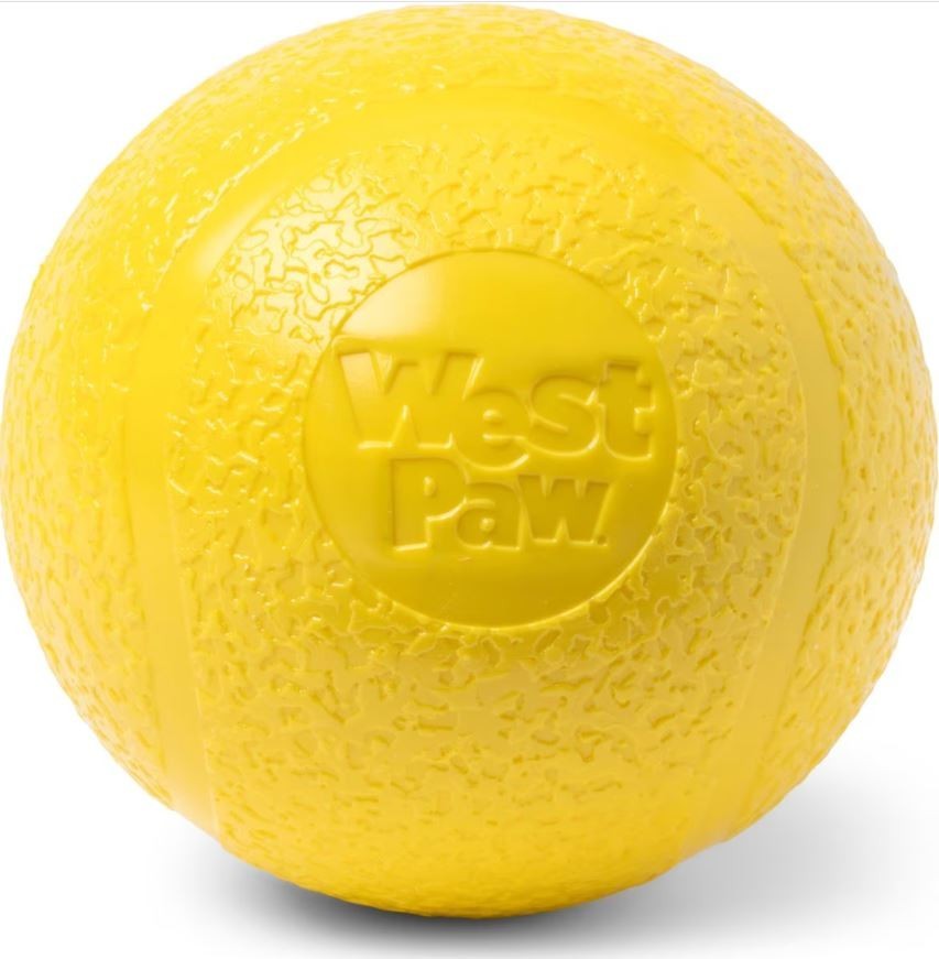 West Paw Bound Dog Toy Ball Fetch Chew Bounce Play Colors La