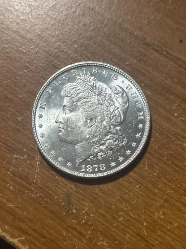 1878 7/8 TF STRONG MORGAN SILVER DOLLAR NICE UNC BU BLAST WHITE TOUGH VARIETY