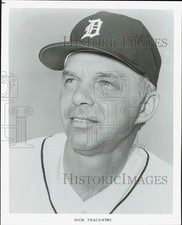 Press Photo Dick Tracewski, Infielder, Detroit Tigers Baseball Player