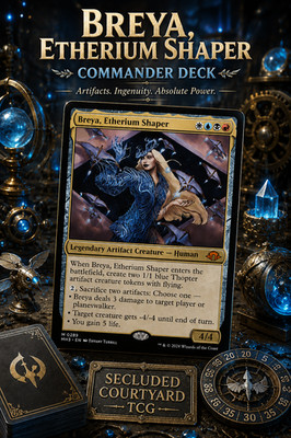 Breya, Etherium Shaper ARTIFACTS AFFINITY Magic MTG Custom Commander Precon Deck
