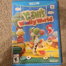 Nintendo Yoshi's Woolly World Wii U Game Disc w/ Case & Manual 2015 NTSC-U/C