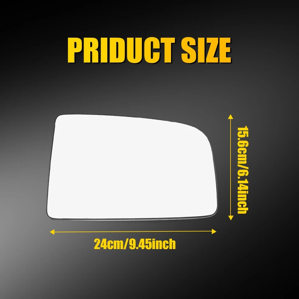 Espejo retrovisor L+R vidrio transparente térmico 2-20 piezas para Mercedes-Benz Sprinter 3500 2010-2018 Foto 3 de 4