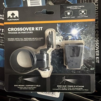 New! Nathan Crossover Kit - Bike Mount/Body Clip Black buy 1 get 1 free 