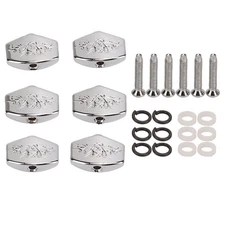 6PCS Guitar Tuning Peg Tuners Button Machine Head Replacement Buttons Knob NEW