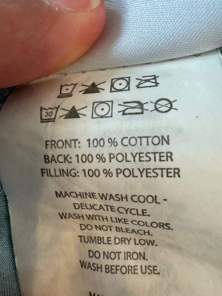 Edredón y fundas acolchadas Shabby Chic King bordes deshilachados algodón granja moderna Foto 3 de 4