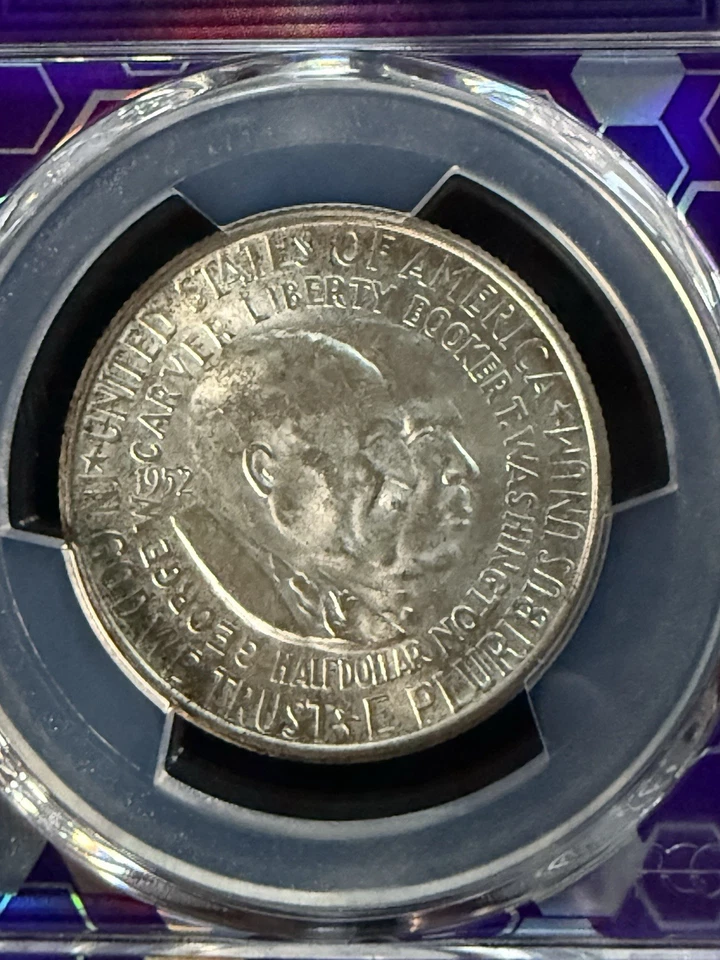 1952 Washington Carver Commem Half Dollar PCGS MS64 BERT Label! - Image 3 of 4