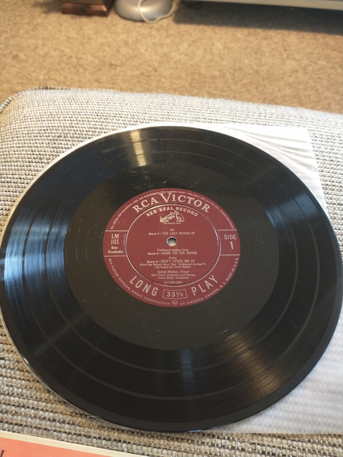 Vintage 1950s 10" Vinyl Four Record Lot. RCA Victor Decca Pontiac Merit Records.