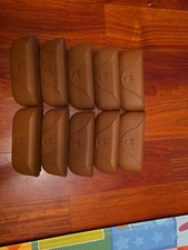 Ray-Ban Brown Leather Hard Charging Case for Meta Wayfarer
