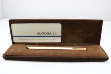 Vintage Aurora Thesi VERMEIL Gold Plated Ballpoint Pen (Cased & Refill)