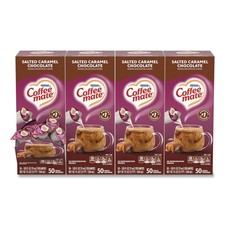 Coffee-mate 77197CT Coffee Creamer - Salted Caramel Chocolate 200/Carton New