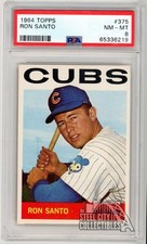 Ron Santo 1964 Topps Card #375 PSA 8 NM-MT