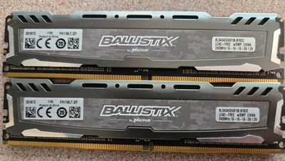 BALLISTIX by Micron 8GB (2x4GB) 2400 MHz DDR4 BLS4G4D240FSB.8FBD2
