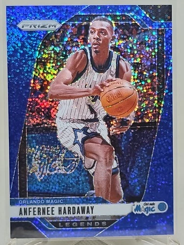 2024-25 Panini Prizm ANFERNEE HARDAWAY Blue Sparkle Prizm Legends #274 #'d /144