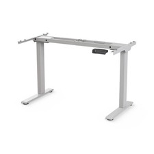 HUMANSCALE Efloat GO 2.0 2-Leg Adjustable Sit Stand Desk Frame Grey