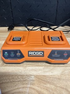 RIDGID AC86095 18V Battery Charger - Black/Orange