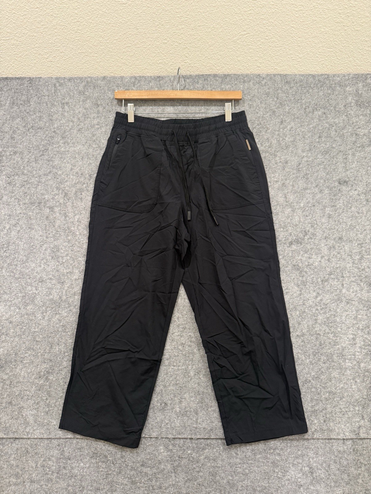 Zeroxposur Black Nylon Stretch Women's Pants Drawstring Small