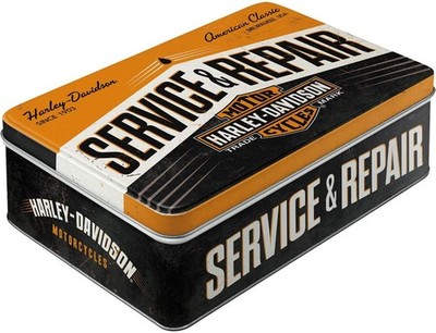 Nostalgic-Art - Flat Tin Box Metal Storage Container - Harley-Davidson