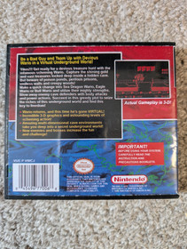 Virtual Boy Wario Land (Virtual Boy) Cartridge and display case