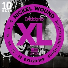 DAddario EXL120 Super Light Guitar Strings 10...