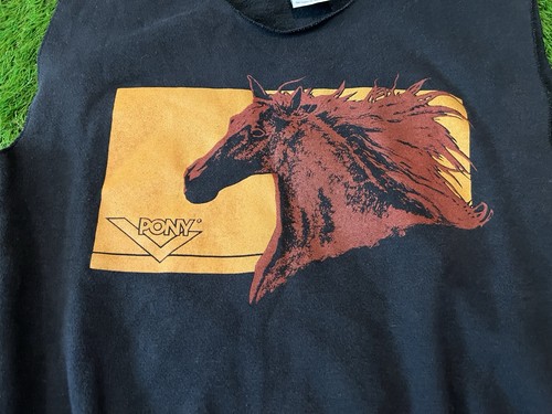 Vintage 80s 90s PONY Brand - Sweatshirt Vest Athletic Sportswear - Mens LARGE - Picture 2 of 7
