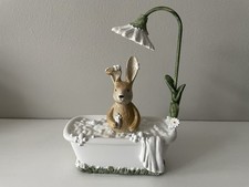 Next Rosie Rabbit White Spa Bath Daisy Shower Bathroom Ornament BNWT