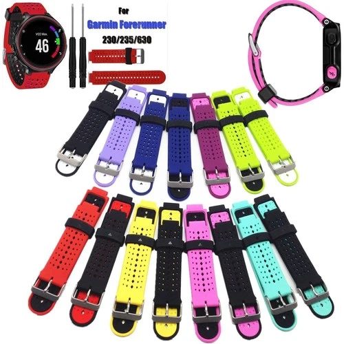 Silicone Wrist Band Strap For Garmin Forerunner 235 630 230 GPS Watch + TOOLS
