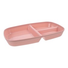 Compartment Plates Reusable Portion for Adults Divided Snack Serving Dish